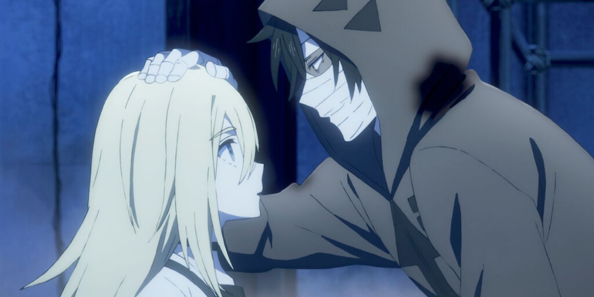 Isaac "Zack" Foster patting Rachel Gardener on the head (Angels of Death)