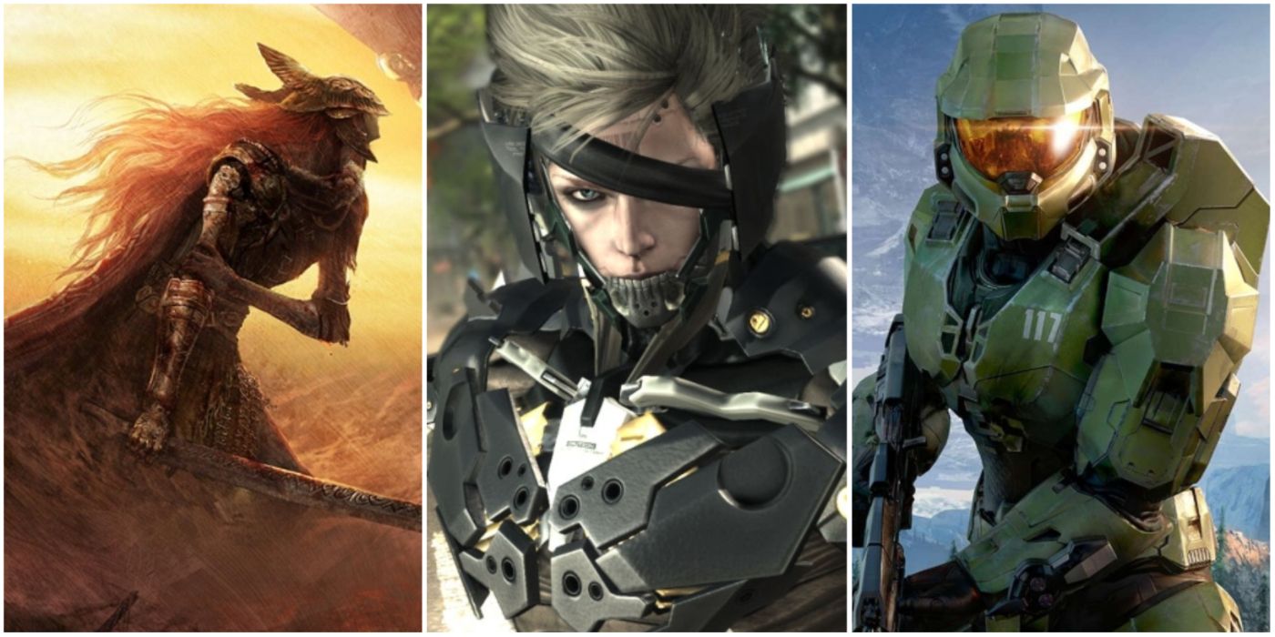 Video game characters who never give up list featured image Malenia, Blade of Miquella, Elden Ring; Raiden, Metal Gear Rising: Revengeance; Master Chief, Halo
