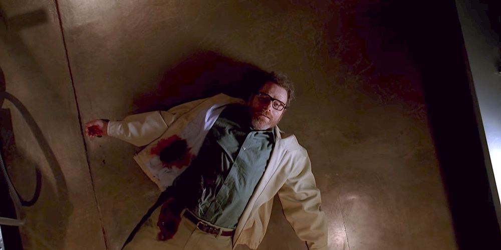 Walter White's death in the finale of Breaking Bad