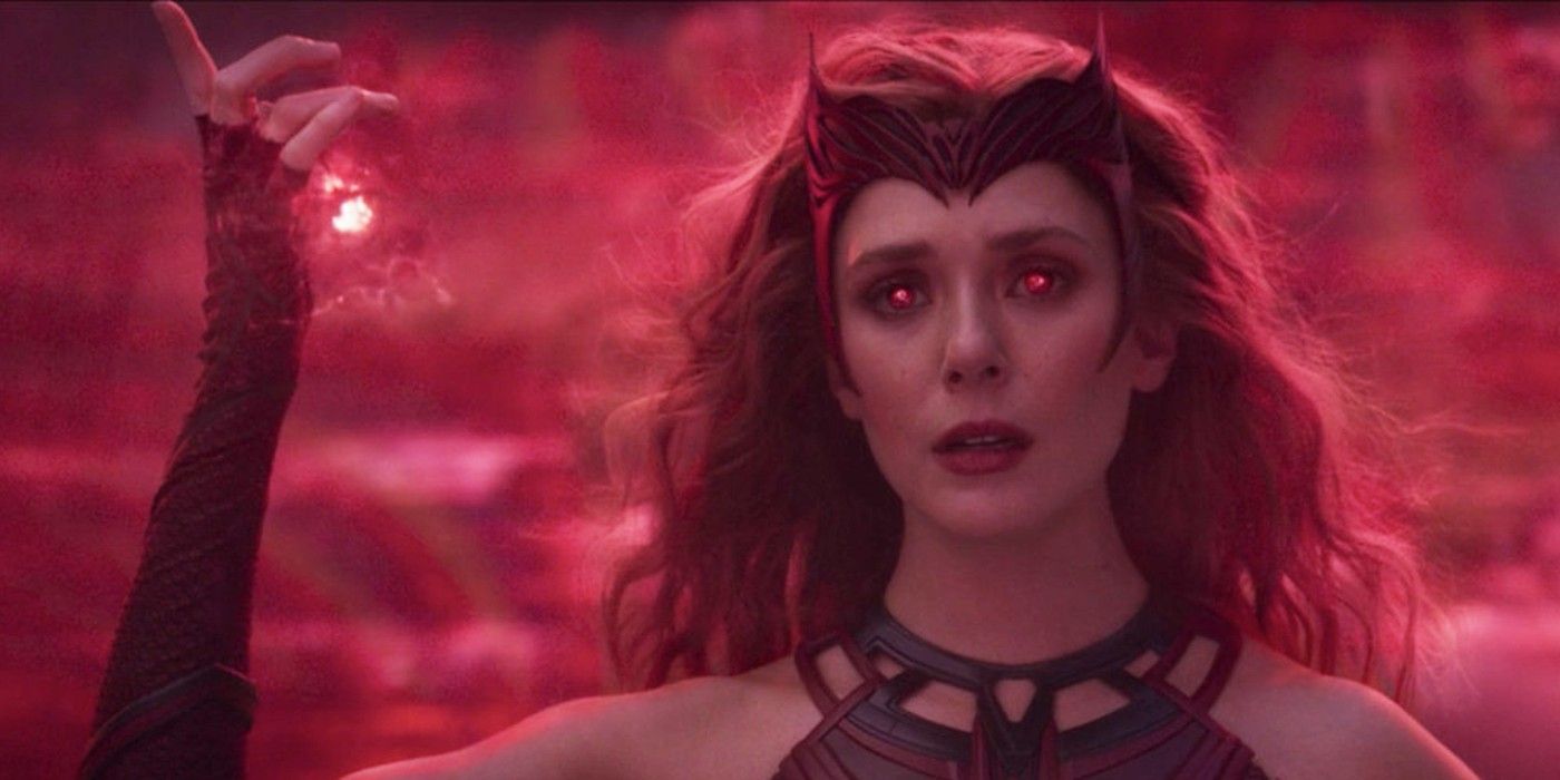 Wanda becomes the Scarlet Witch in WandaVision.