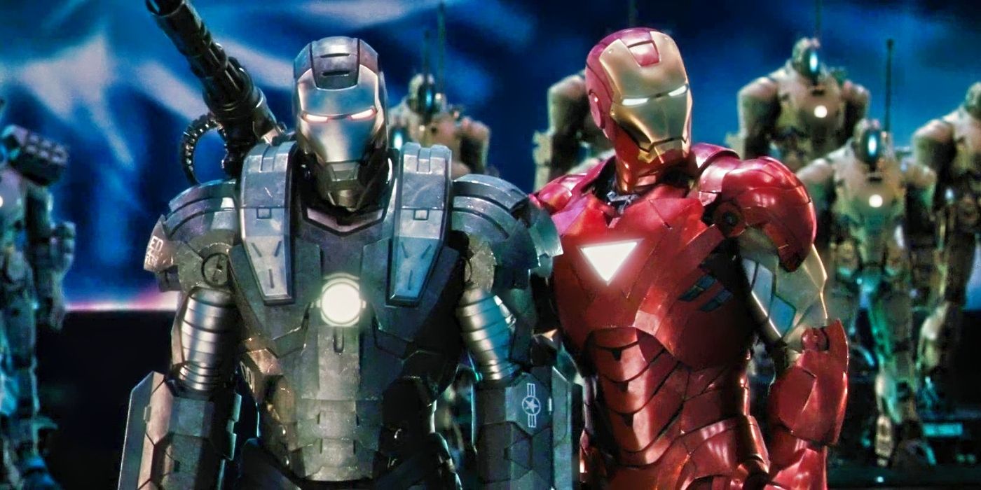 Iron Man and War Machine in Iron Man 2