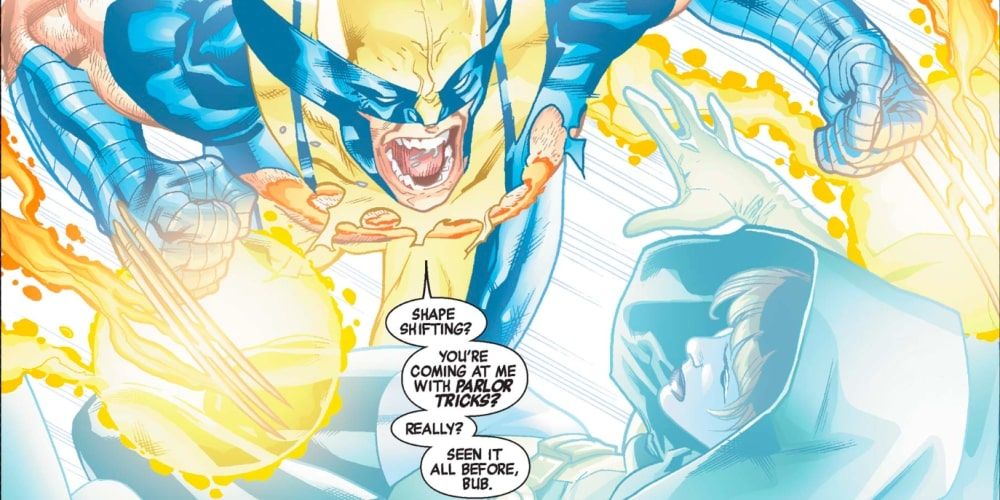 New Avengers #6 Wolverine Fights A Magical Entity In The Light Dimension