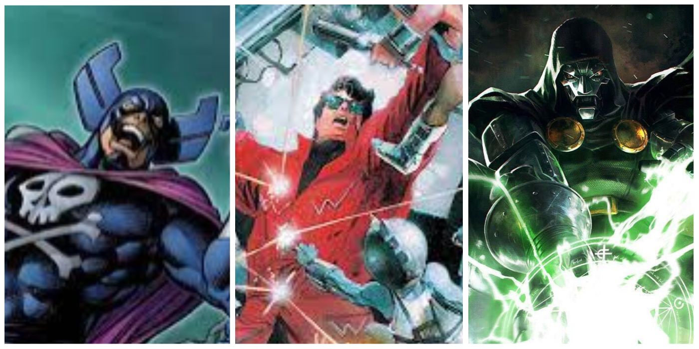 three way image of Wonder Man, Grim Reaper, and Doctor Doom from Marvel Comics