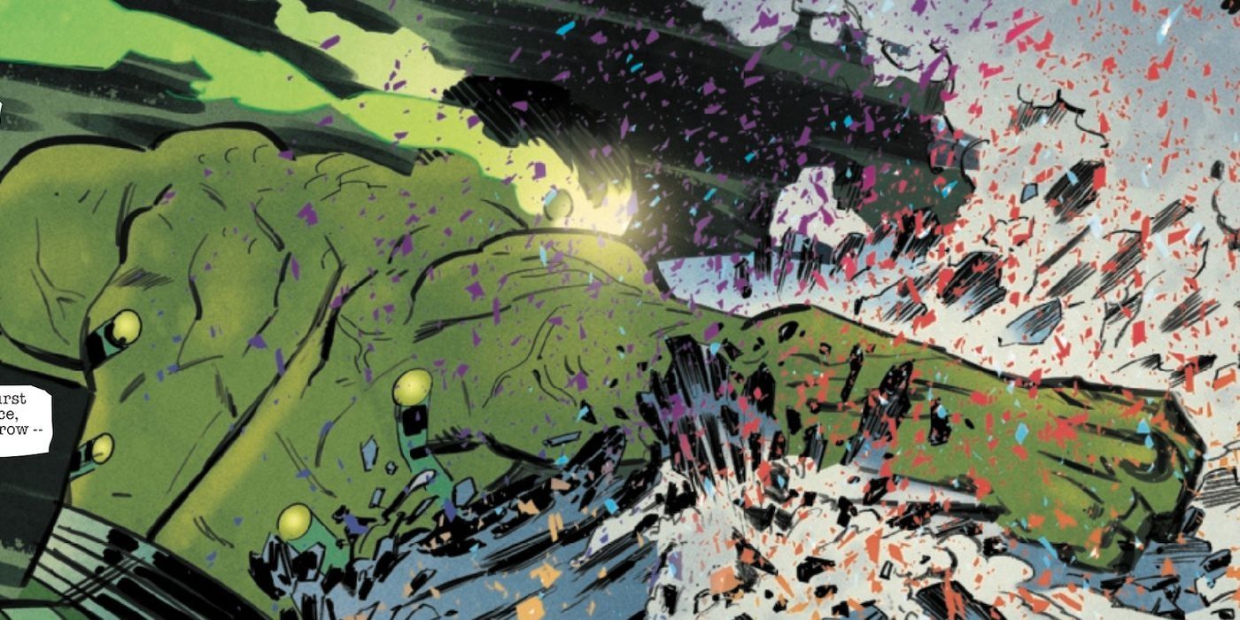 An image of Entropy Hulk destroying an entire world