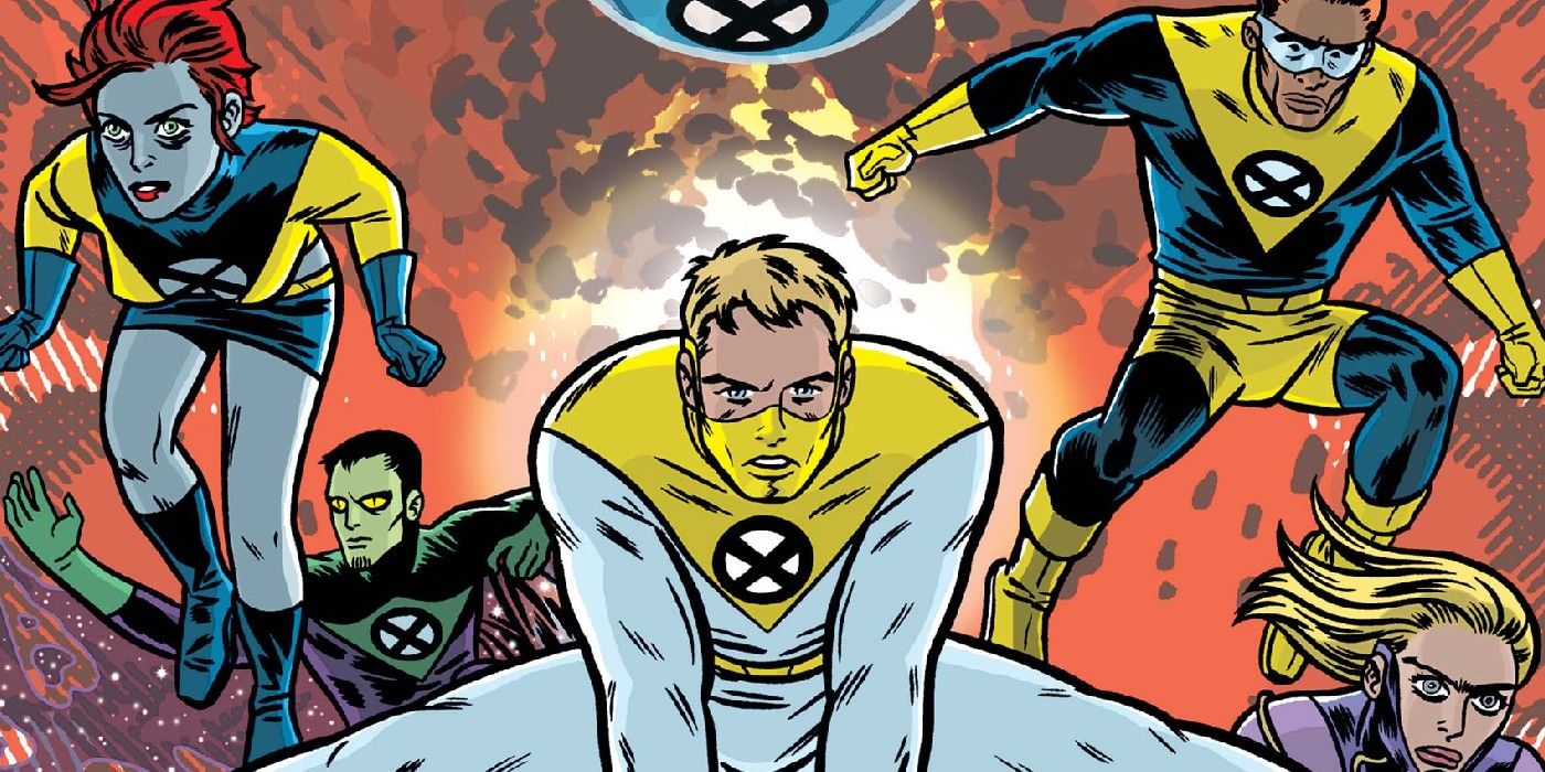 Zeitgeist leads his team, X Force, in Marvel Comics