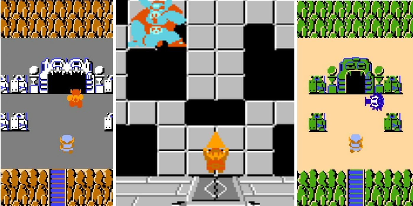 Statues in NES Zelda dungeons. I know what they should be, but can