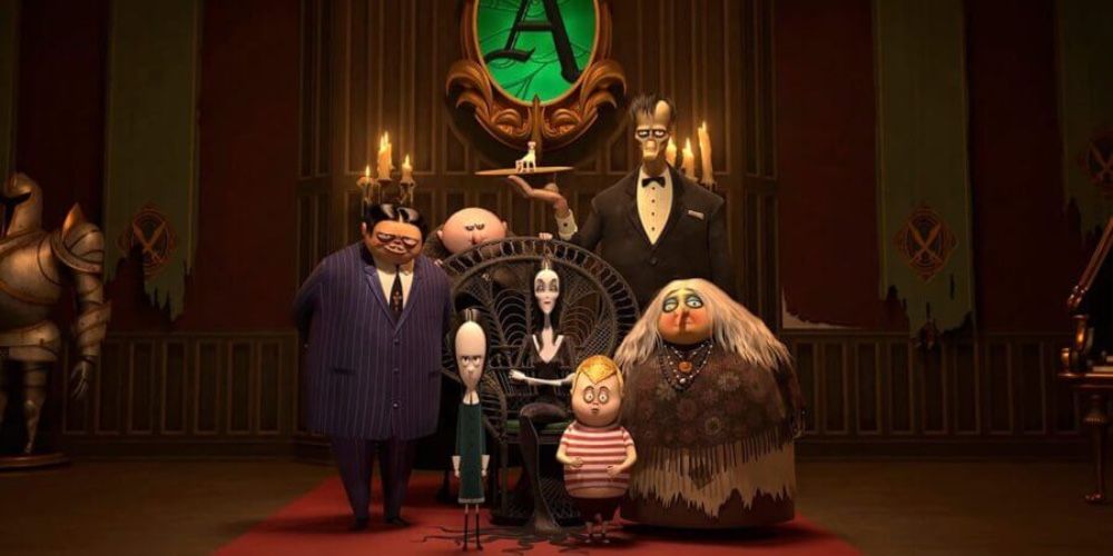 A still from The Addams Family (2019).