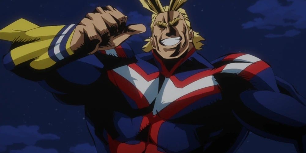All Might Assuring His Students Everything Will Be Alright