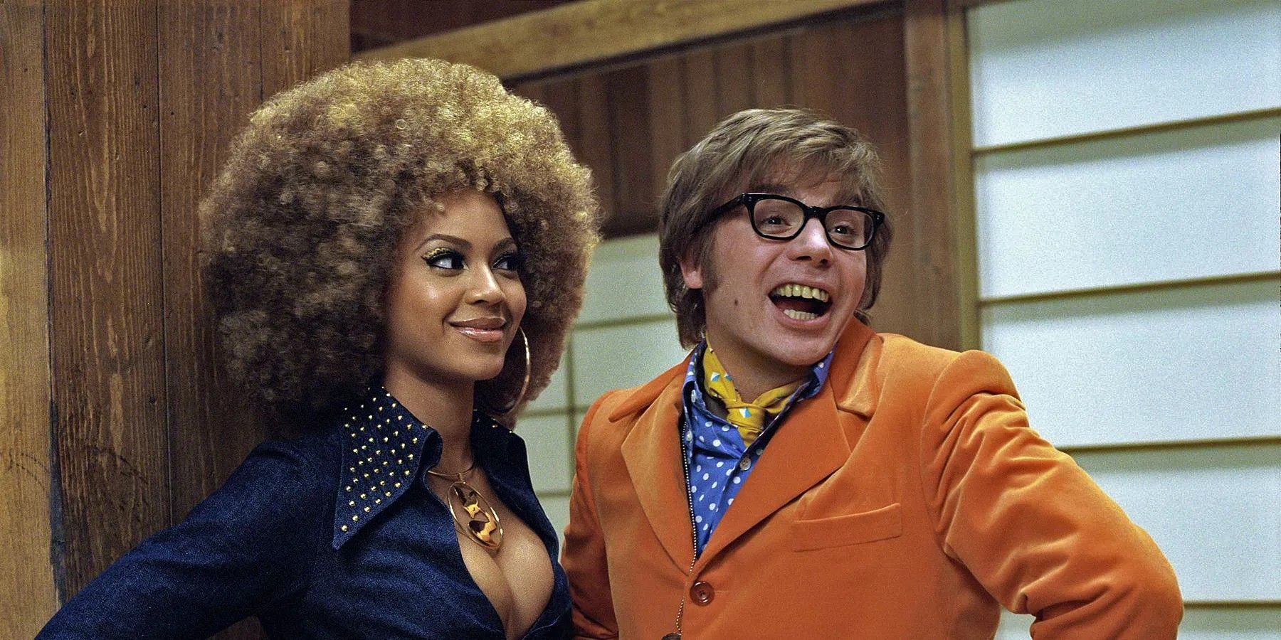 Mike Myers and Beyonce in Austin Powers: Goldmember