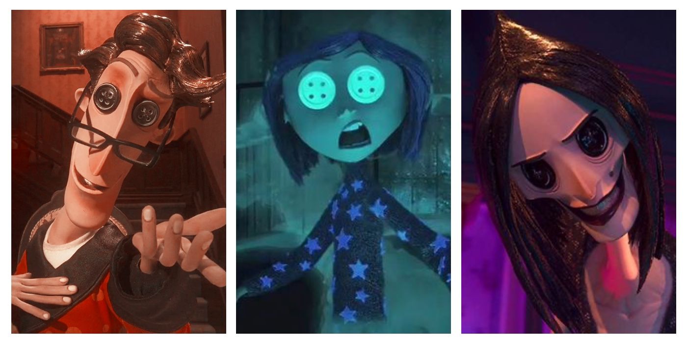 Photo collage of Coraline characters for article feature image