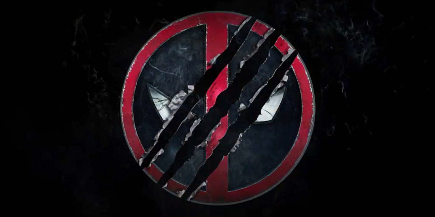 Deadpool's logo with three scratch marks from Wolverine's claws