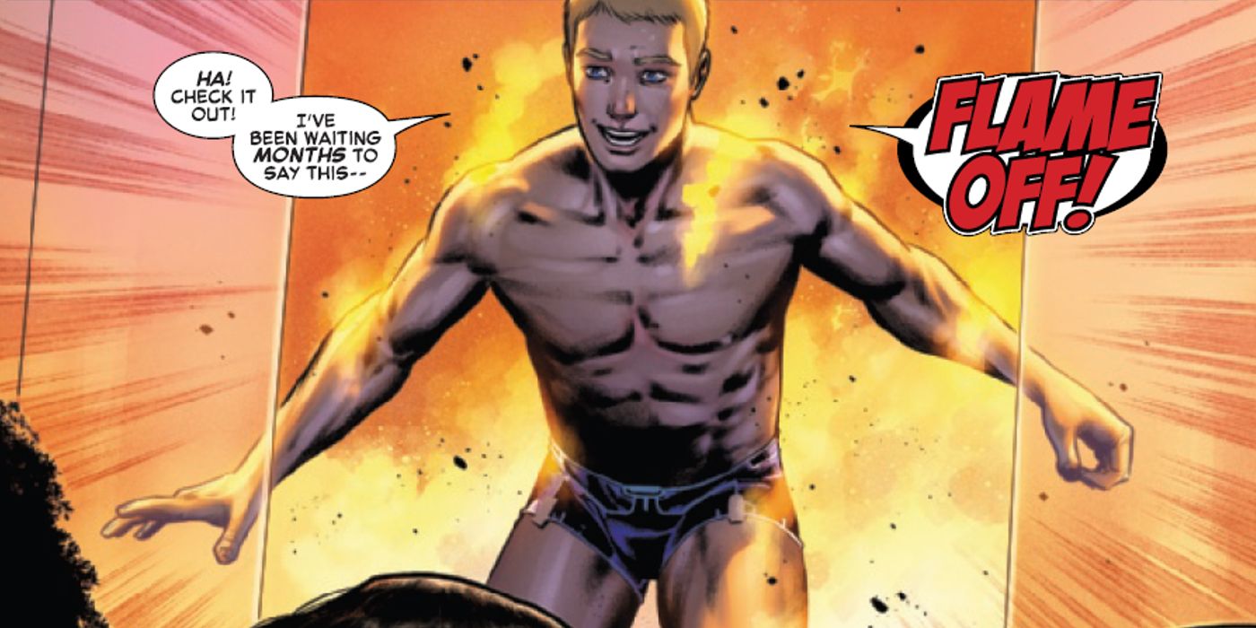 The Human Torch is Officially Cured Of His Own Powers