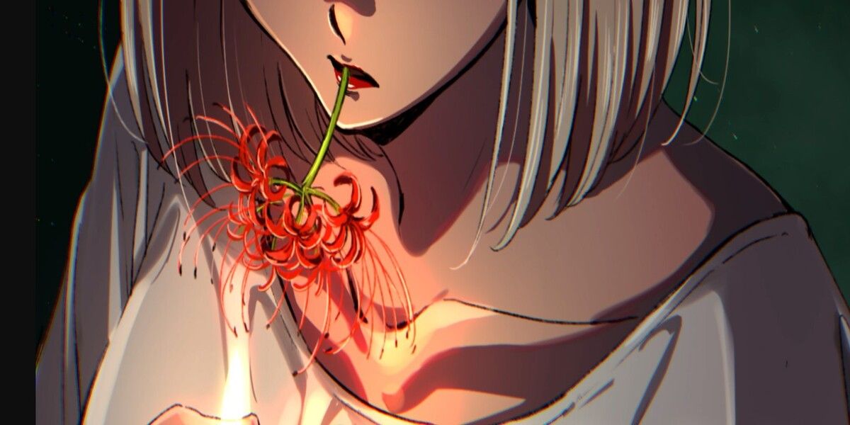 Creating spider lilies, original, manga, black, spider lily, girl, anime,  dark, HD wallpaper | Peakpx