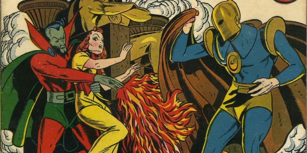 Dr. Fate Saves Inza Cramer from Wotan