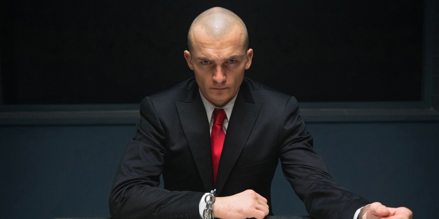 Rupert Friend as the title character in Hitman: Agent 47 movie