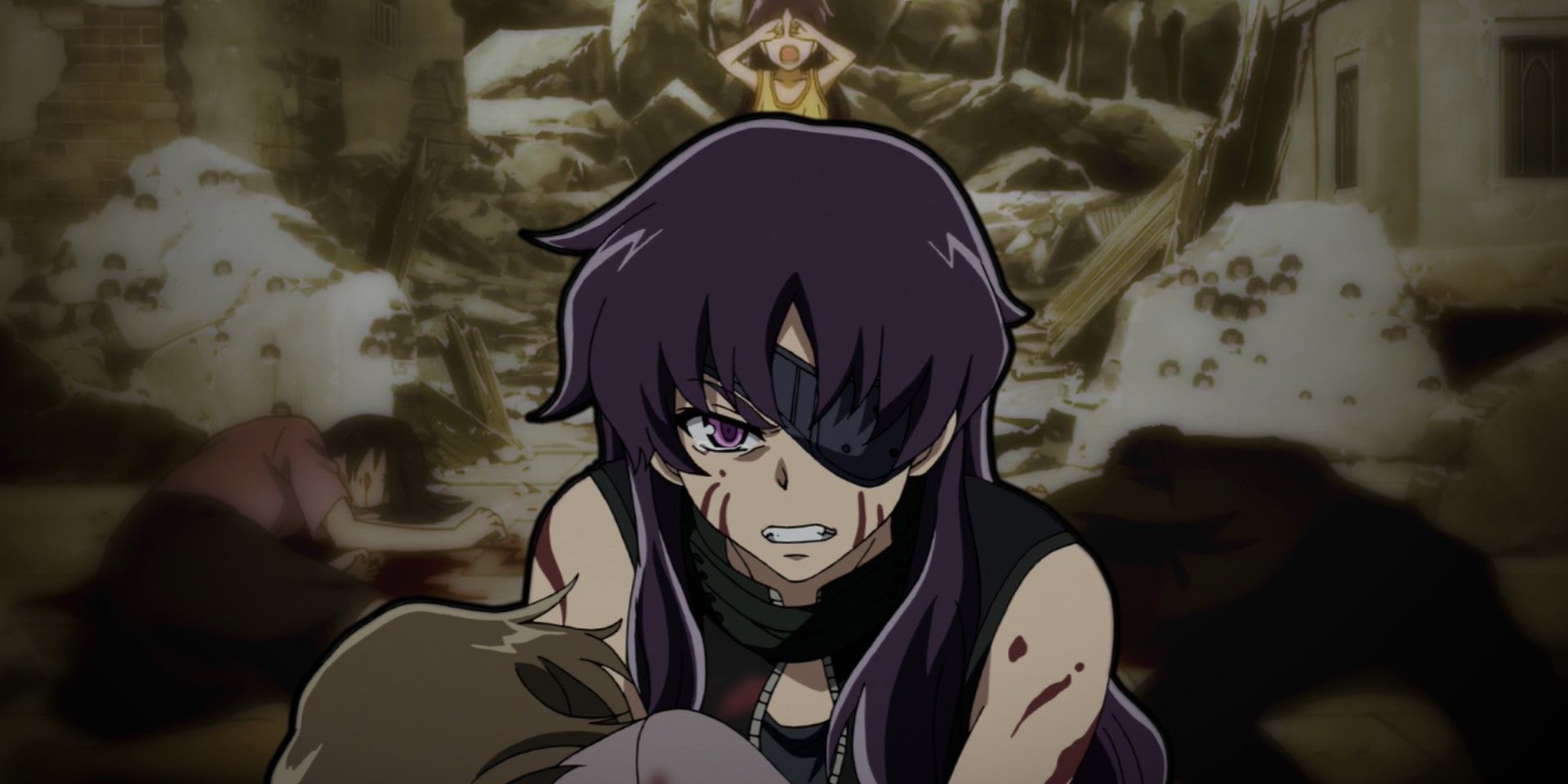Minene Uryu from Future Diary loses so much.