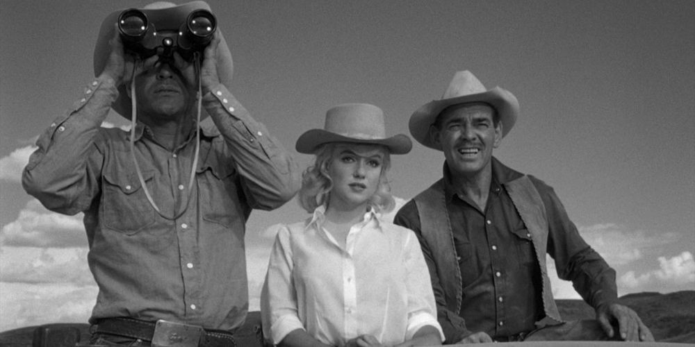 Monroe, Gable, and Clift in The Misfits