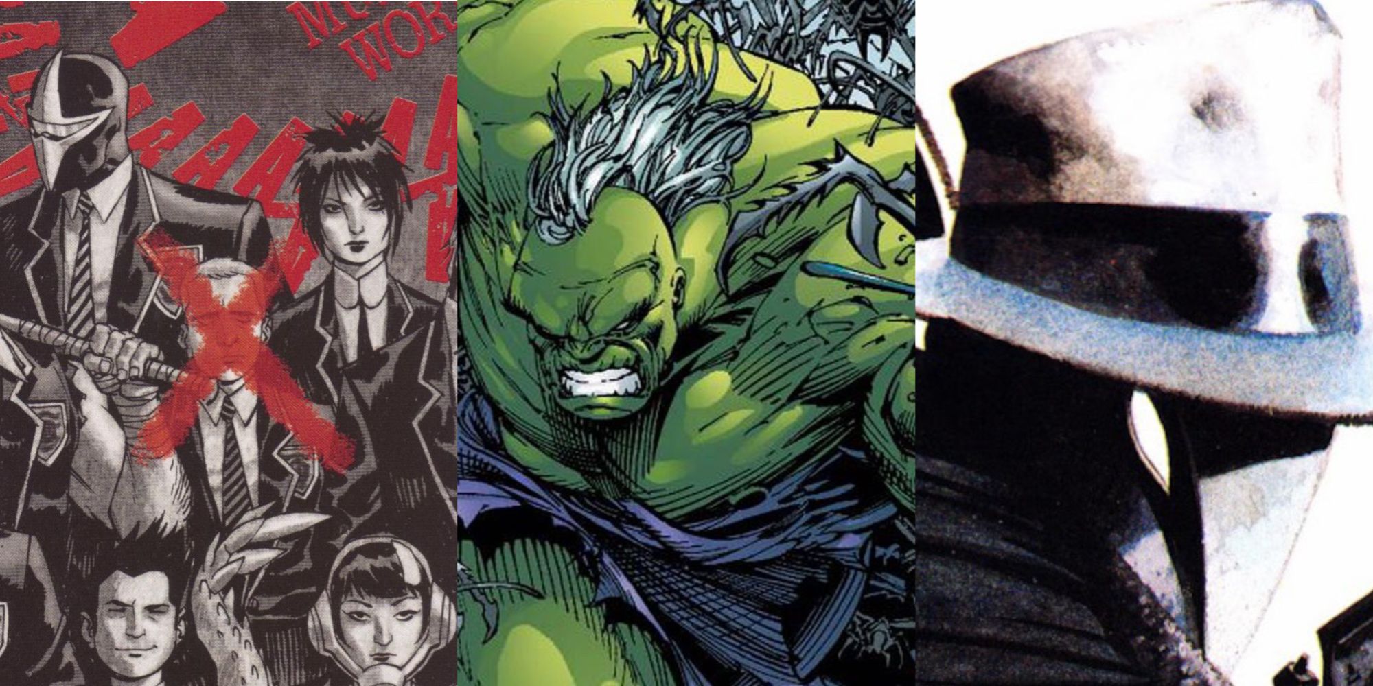 nico minoru in the cover of avengers arena, hulk in hulk the end, night raven house of cards