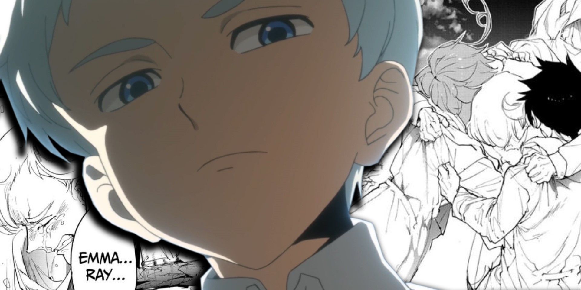Norman just wants to live with Emma and Ray in The Promised Neverland.