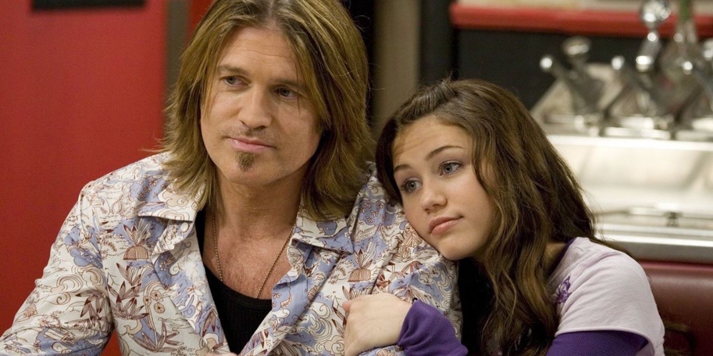 Robby Ray and Miley Stewart in Hannah Montana.