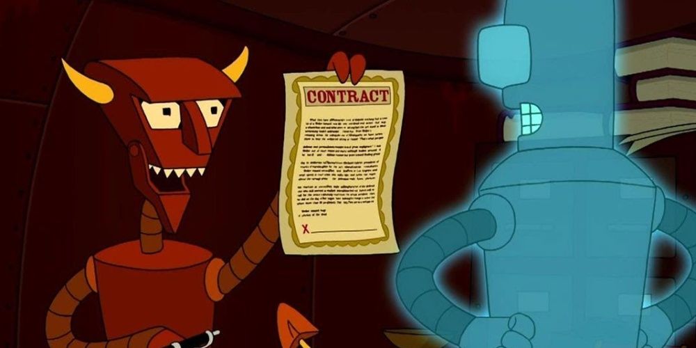 Bender and the devil in robot hell