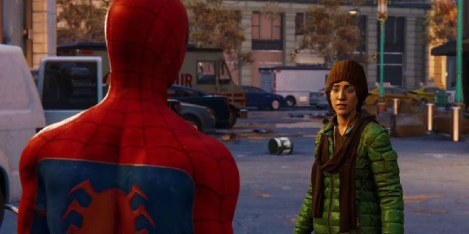 Spider-Man speaks to Gloria in Marvel's Spider-Man