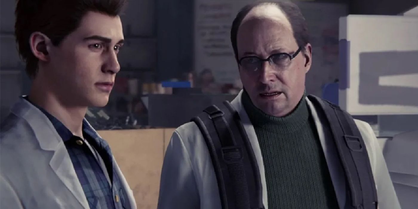 Peter Parker and Dr. Octavius in Marvel's Spider-Man for the PlayStation