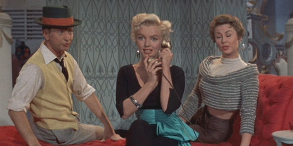 Monroe, O'Connor, and Gaynor in There's No Business Like Show Business