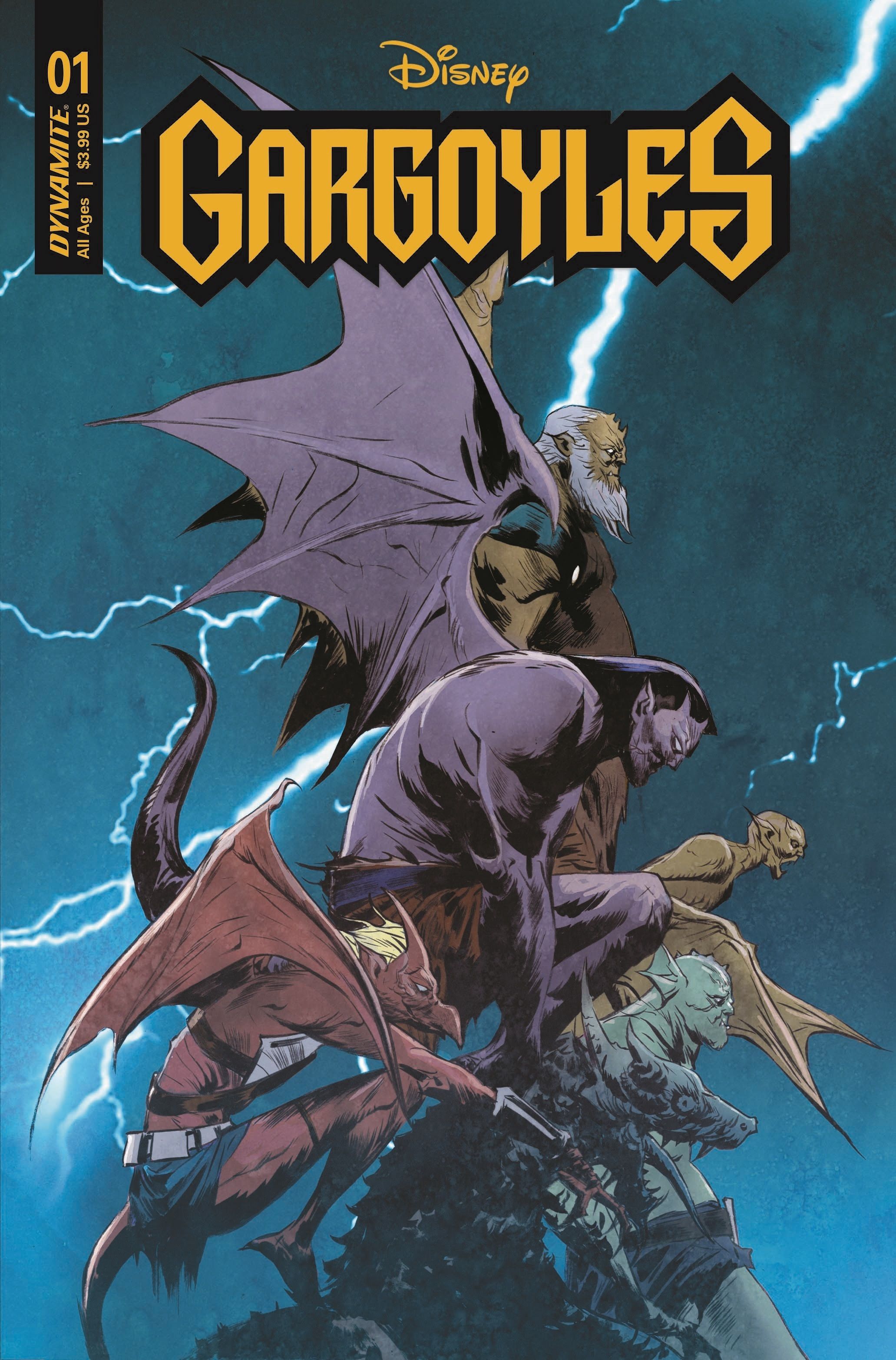 Gárgulas 'Gargoyles' da Disney recruta Jae Lee e mais para capas de primeira edição 11
