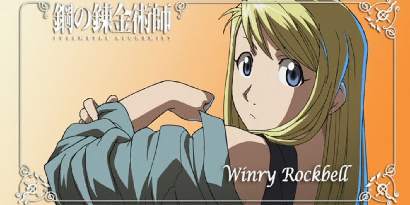 Winry Rockbell from Fullmetal Alchemist: Brotherhood. 