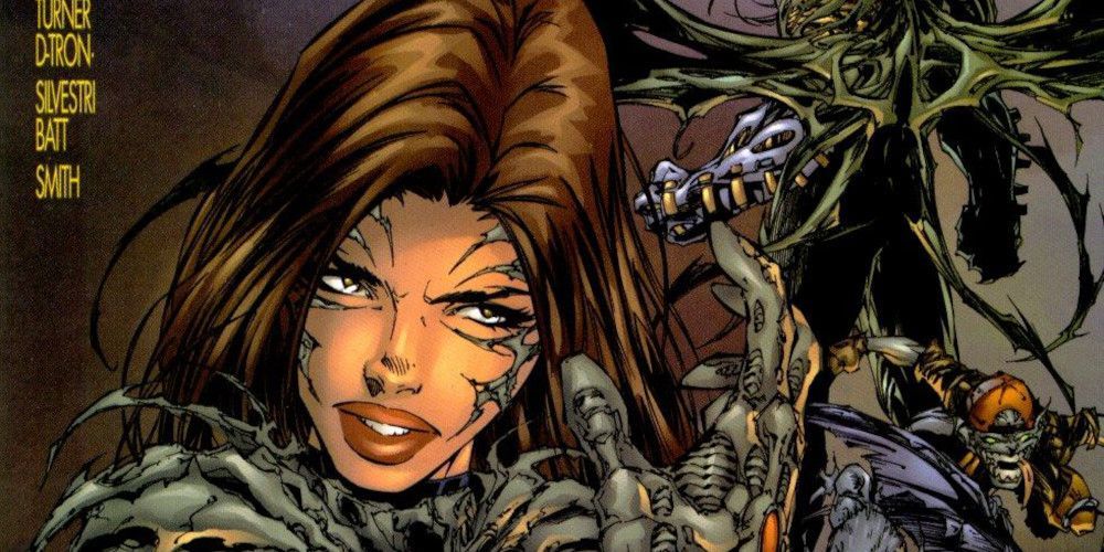 An image of the Witchblade Cover featuring the character Sara Pezzini