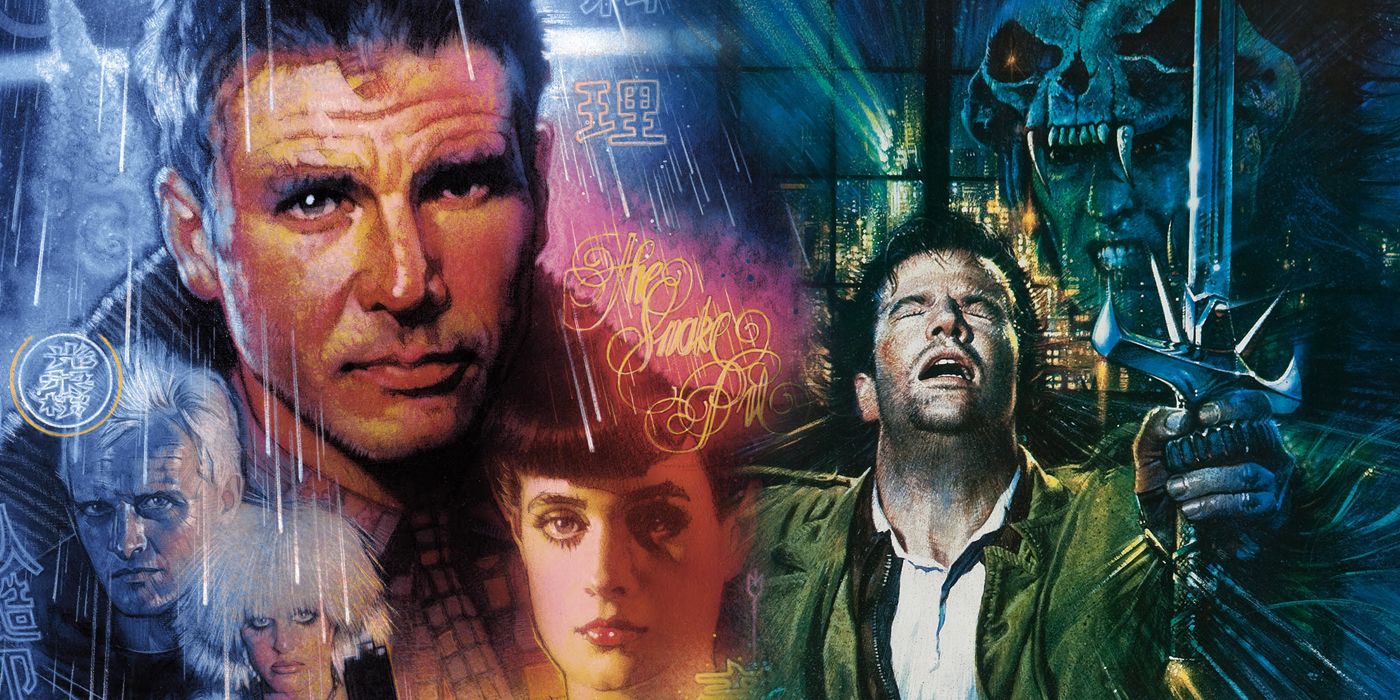 Blade Runner and Highlander poster collage