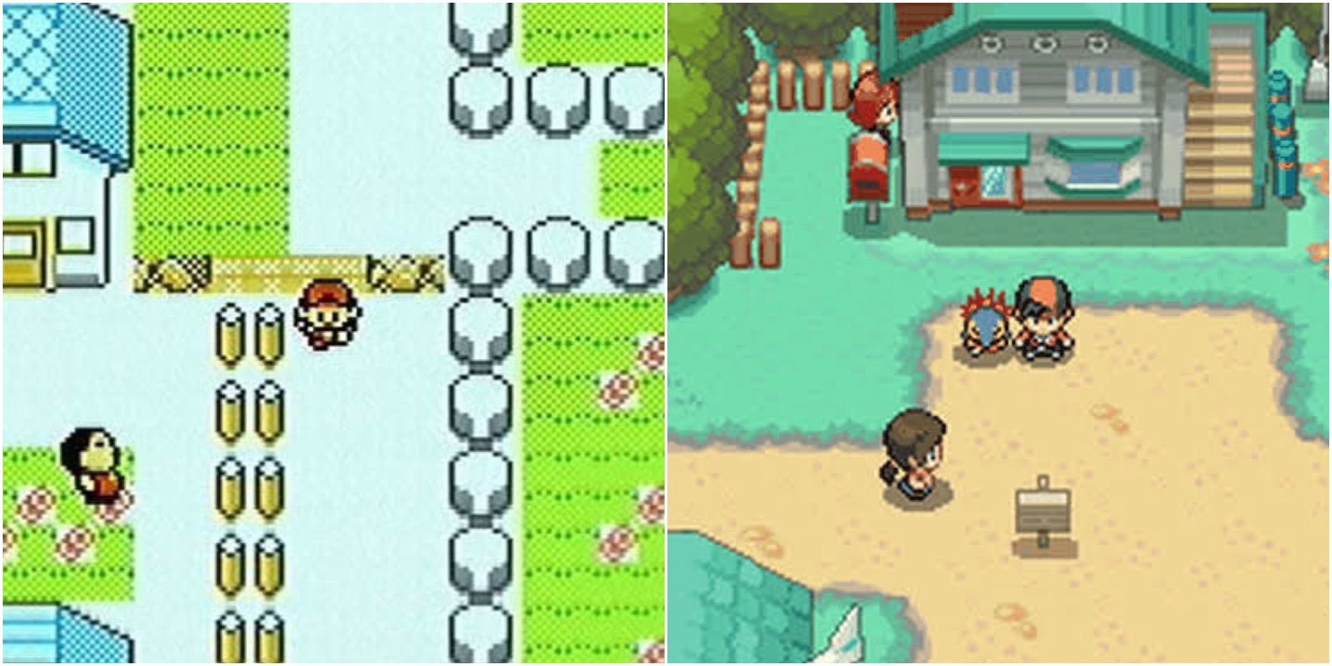 Pokemon Gold and Silver, and Pokemon heart gold and soul silver