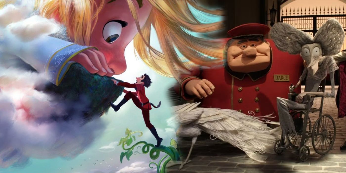 A split image of gigantic and The shadow king, two canceled disney movies