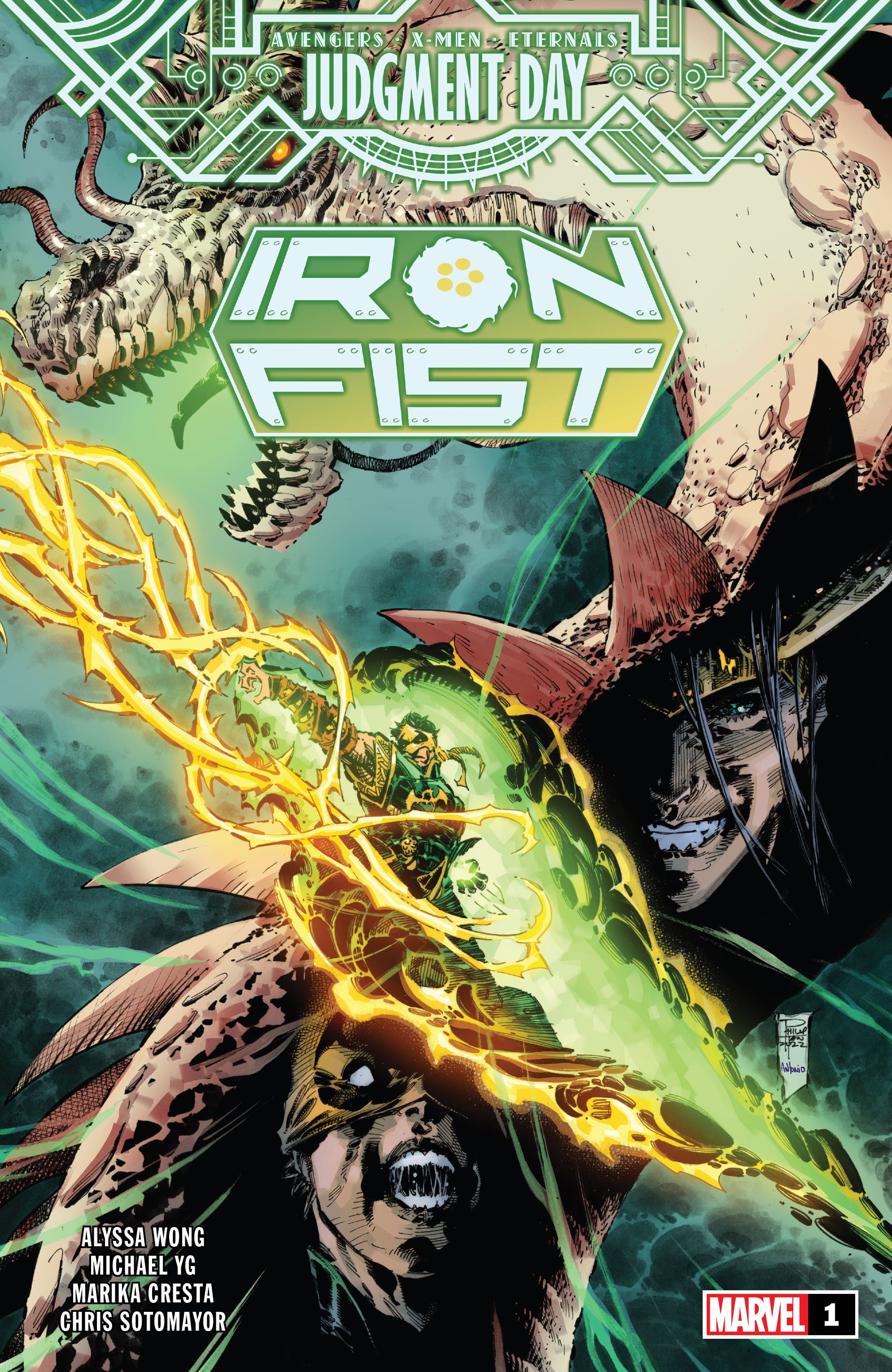 A.X.E. Iron Fist #1 Cover