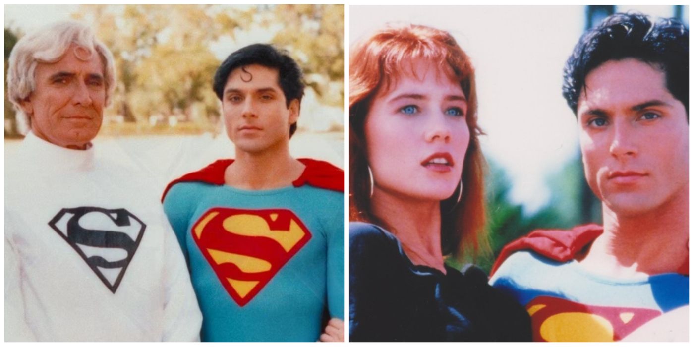 An Alien Jor-El with Superboy and Lana Lang and Superboy together