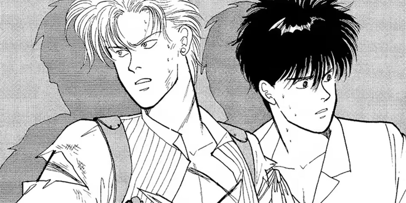 Ash y Eiji están juntos en el manga Banana Fish.