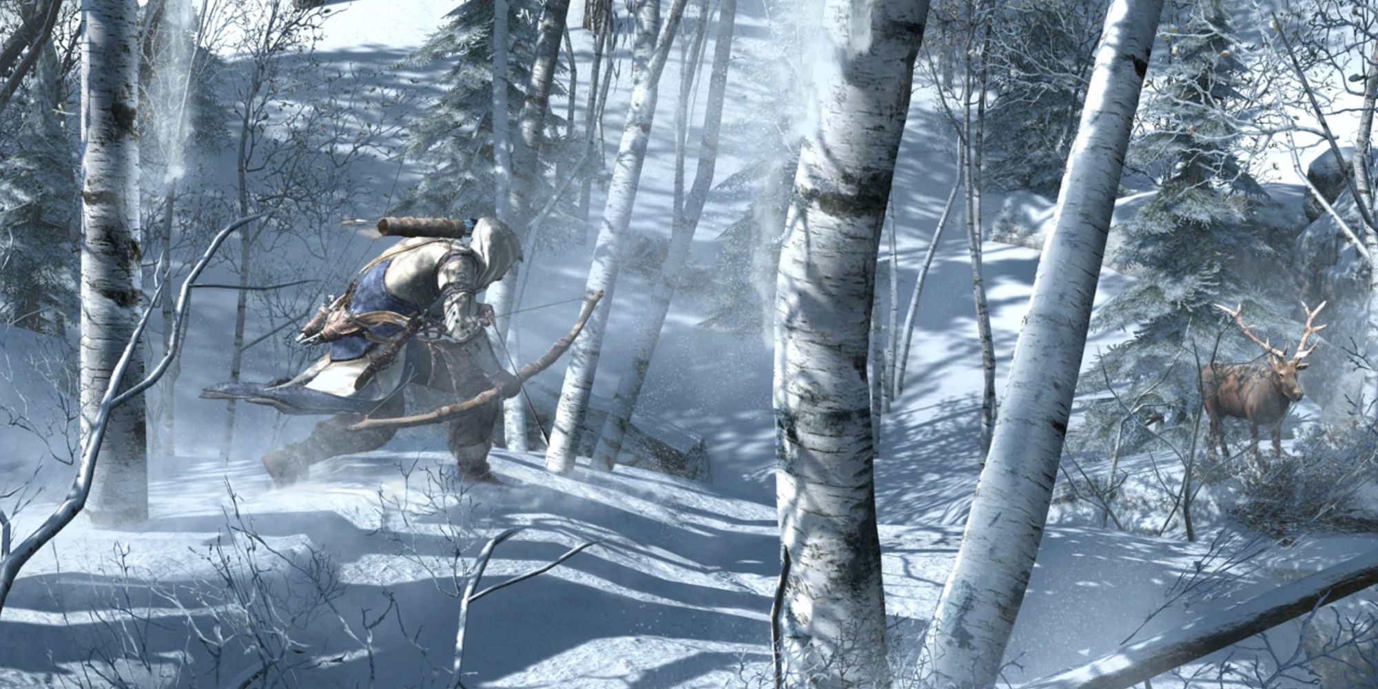 An image of gameplay from Assassin's Creed III