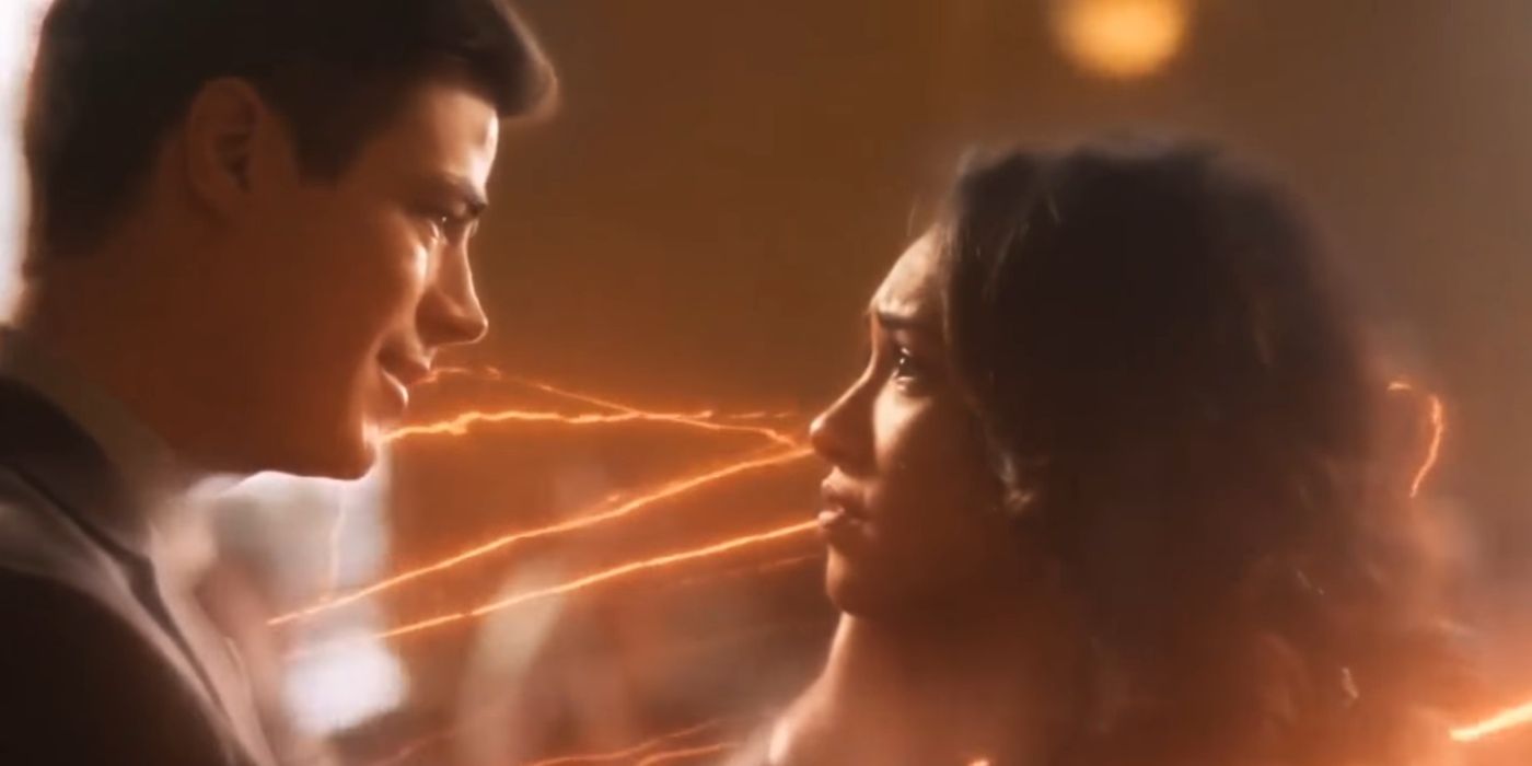 Barry Allen slows down time to talk to Iris West The Flash