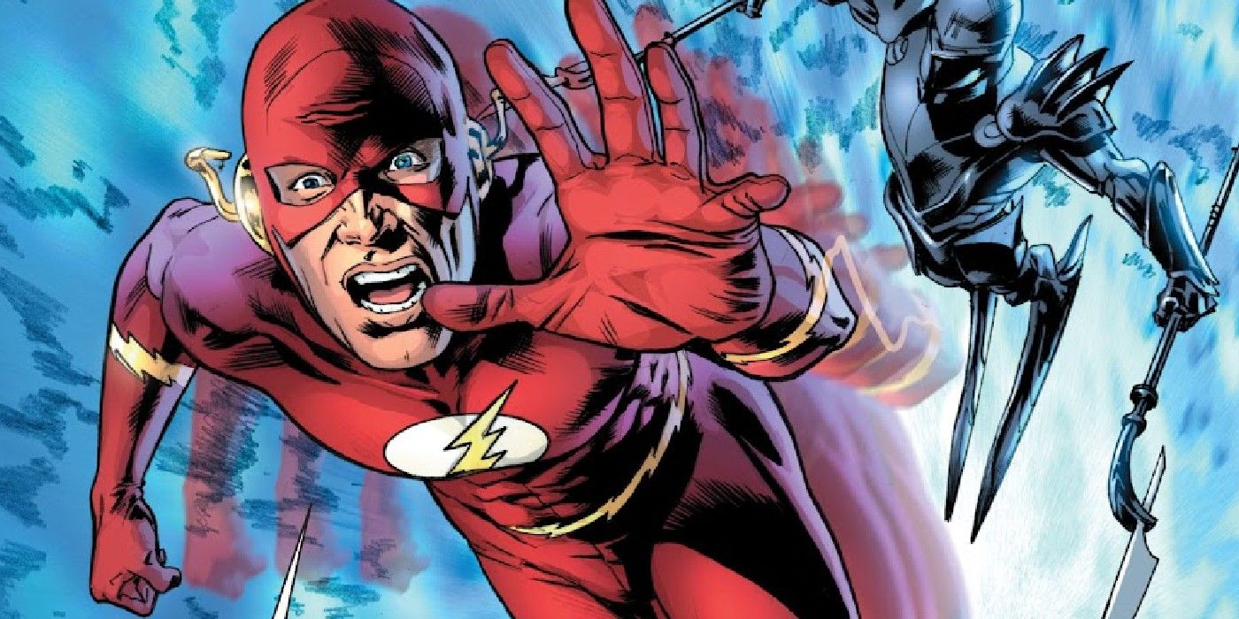 Barry Allen overtakes the Black Racer in Final Crisis 2