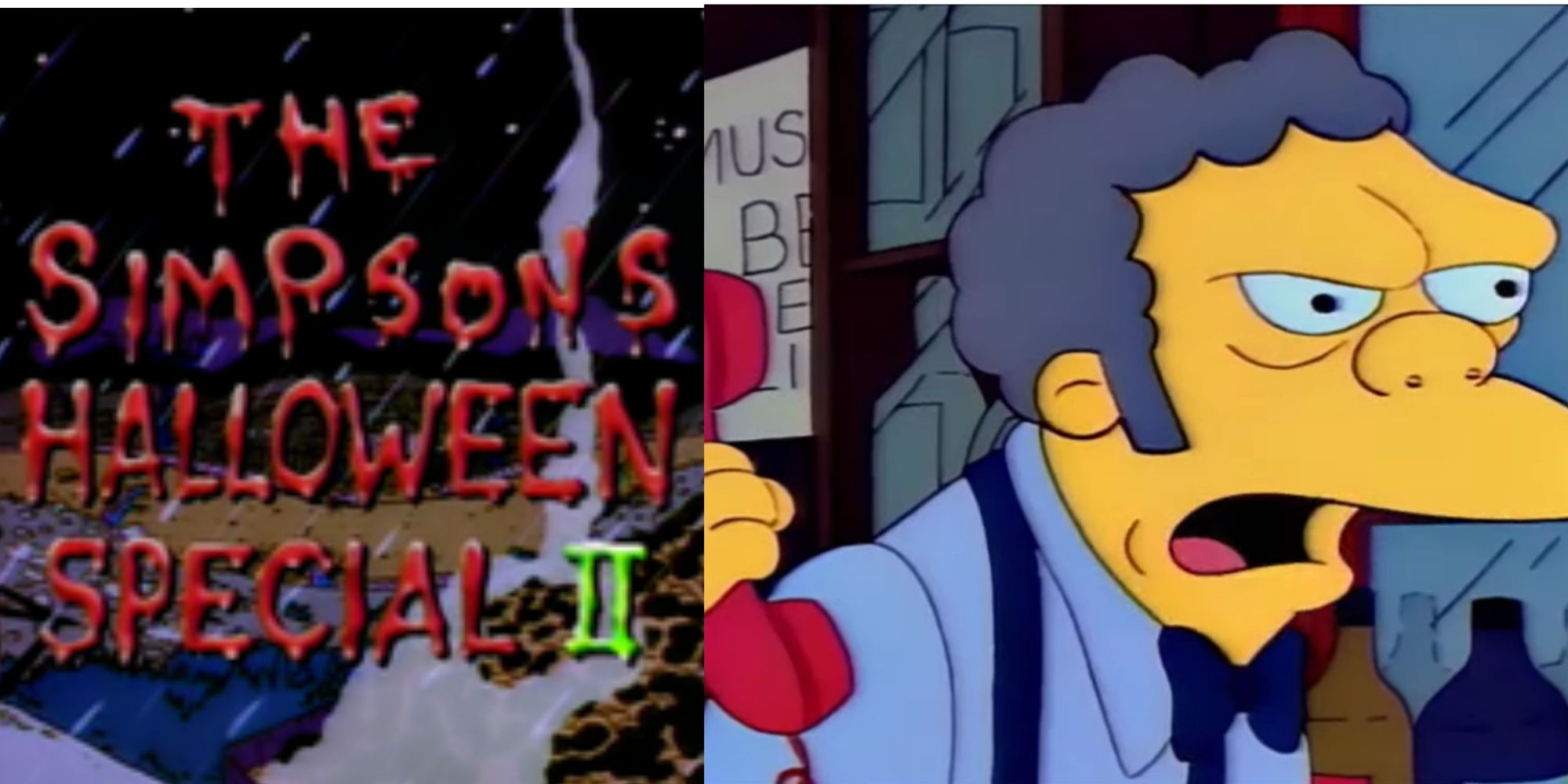 Bart Simpson Treehouse of Horror Prank Call Collage