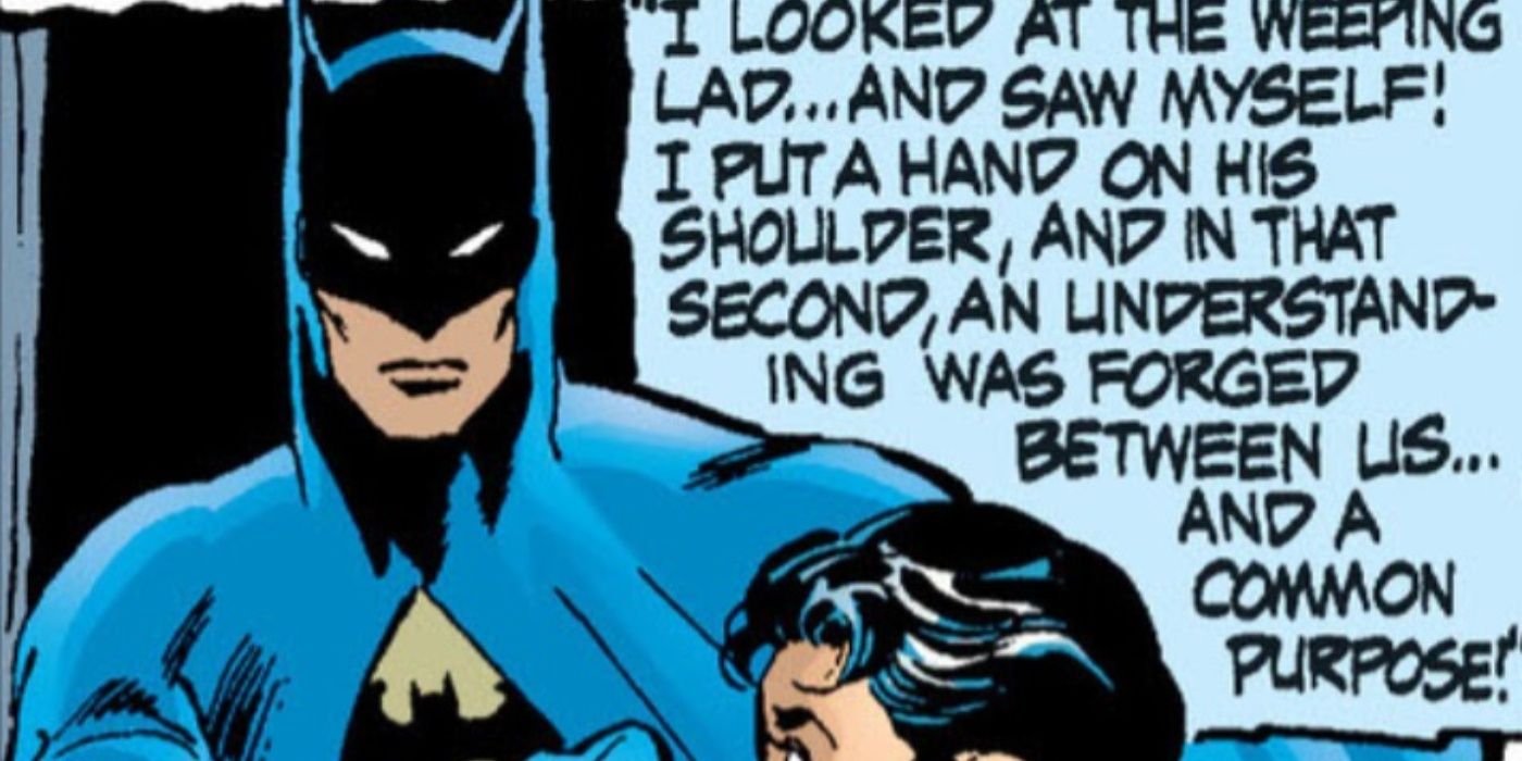 Batman says he sees himself in young Dick Grayson in DC.