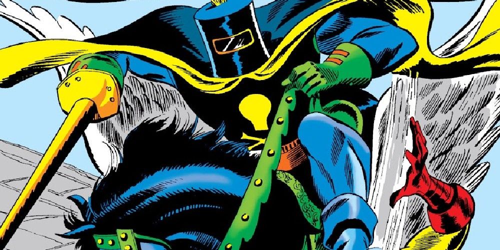 Black Knight kicks Iron Man in Marvel Comics