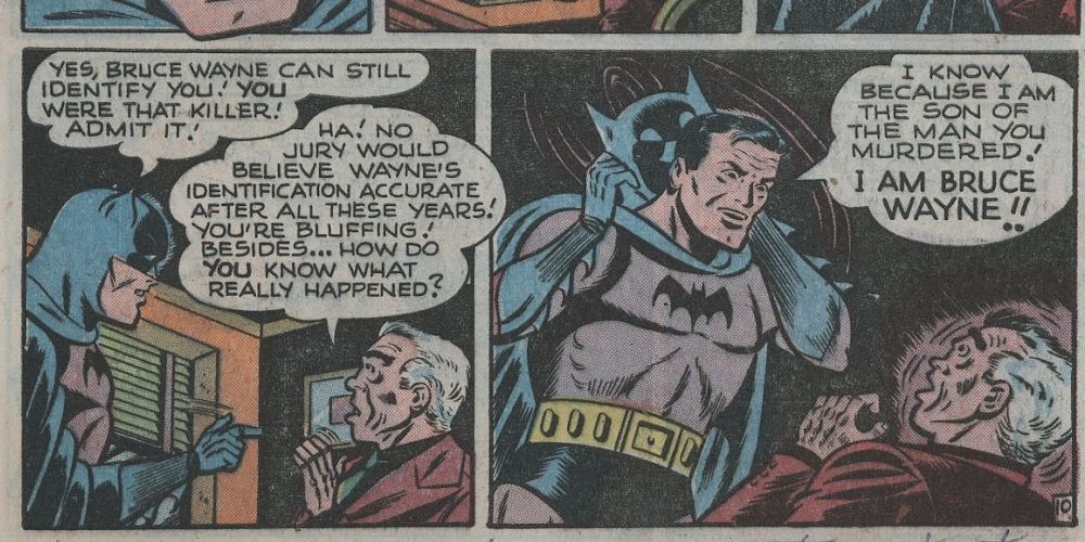 Bruce Wayne confronts Joe Chill