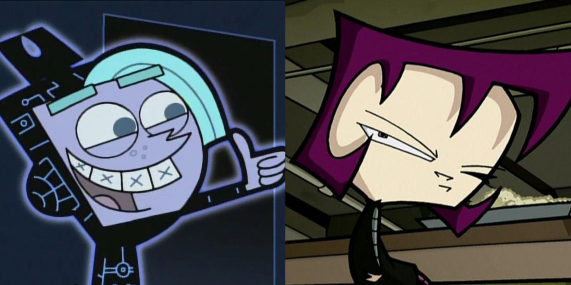 Chester McBadbat and Gaz Membrane from the Nickelodeon shows The Fairly OddParents and Invader Zim.