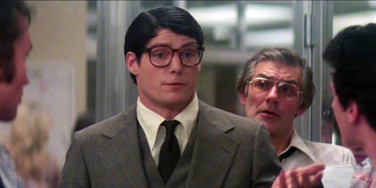 Christopher Reeve as Clark Kent in Superman The Movie