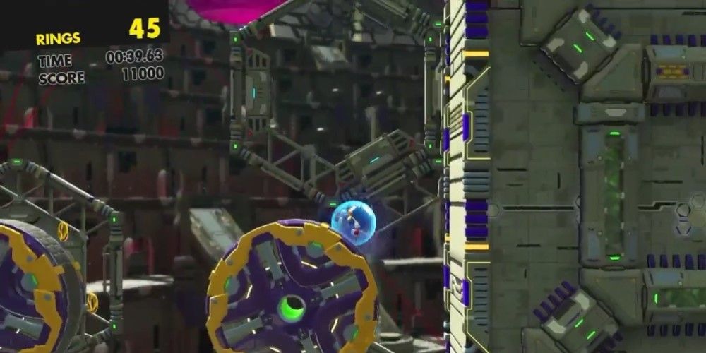 Classic Sonic in Iron Fortress (Sonic Forces)