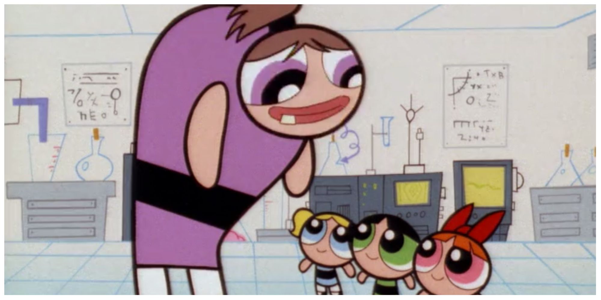 Bunny With Blossom And Bubbles And Buttercup In The Powerpuff Girls