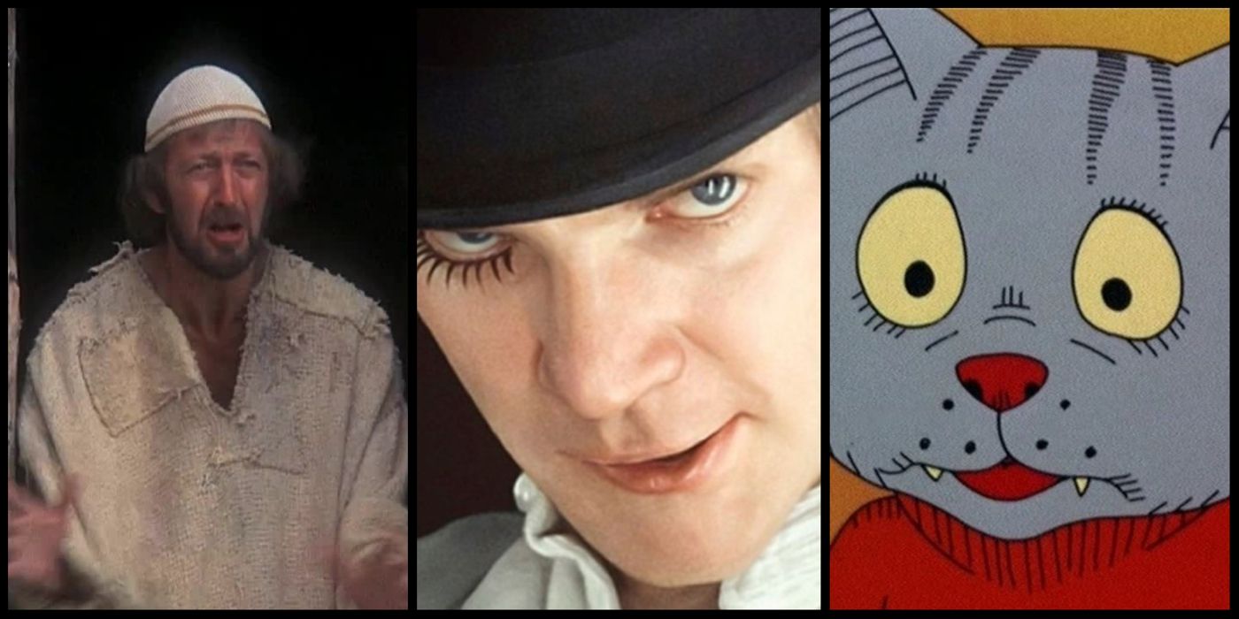 Life of Brian, A Clockwork Orange and Fritz the Cat