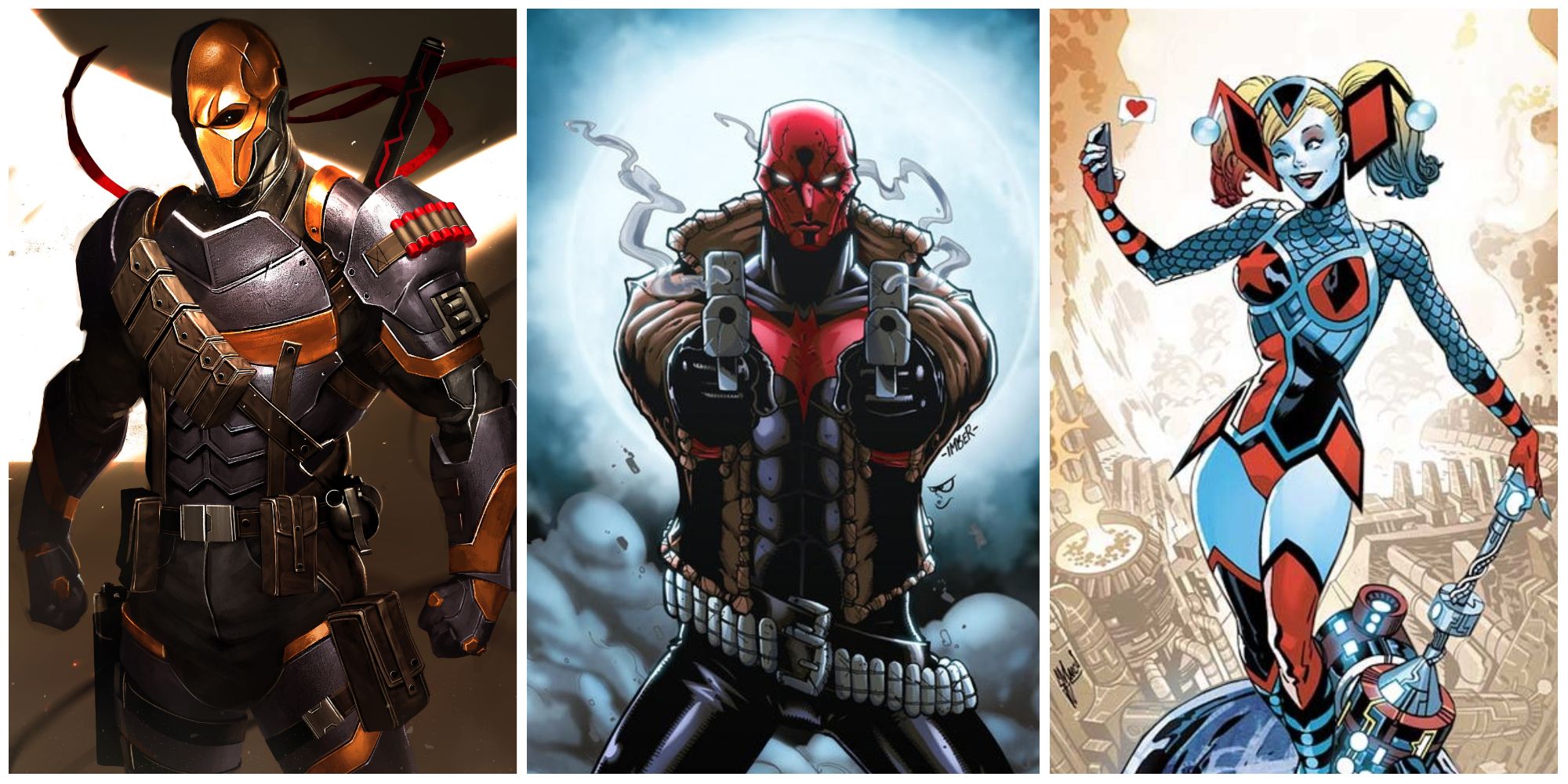 10 Antiheroes Better As Villains Deathstroke Red Hood Harley Quinn